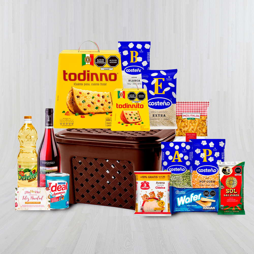 Canasta Navideña Reno