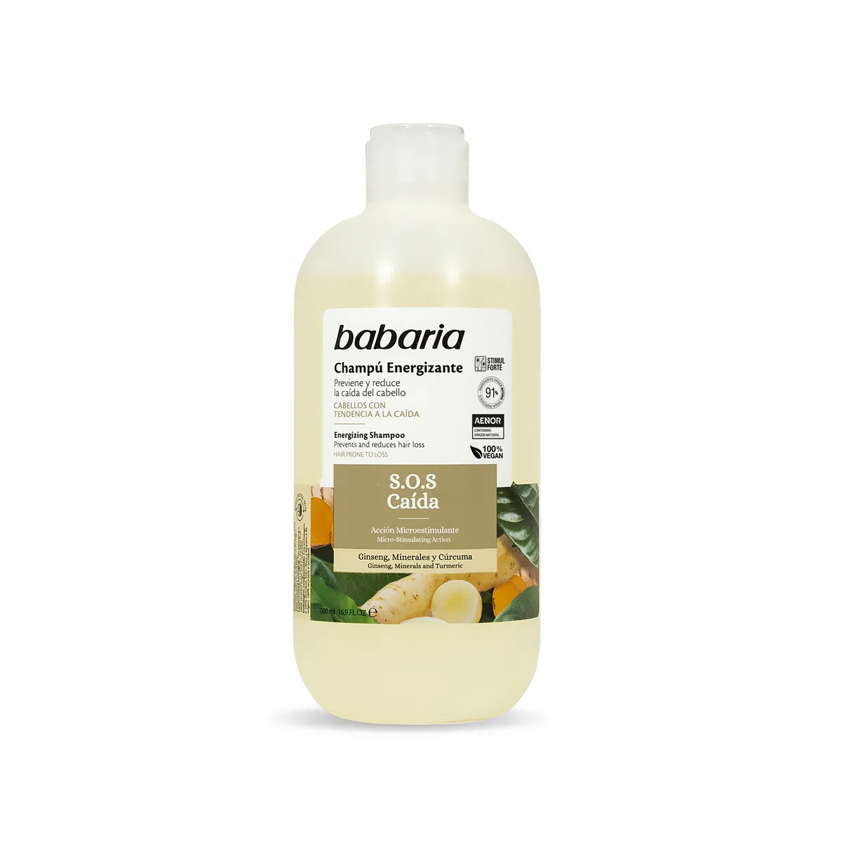 Shampoo Energizante S.O.S. Caída 500 Ml. - Babaria
