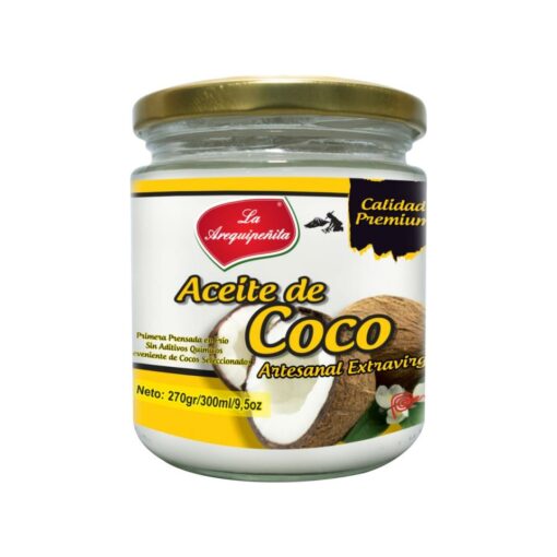 Aceite de coco 300 ml - La Arequipeñita
