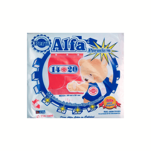 Bolsa 14X20 Blanco (Alfa)
