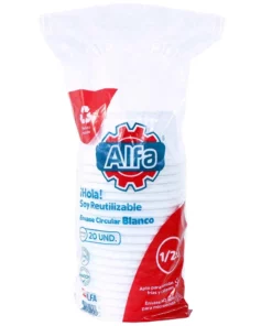 Envase Red. 1/2 Lt. Blanco x20 (ALFA)