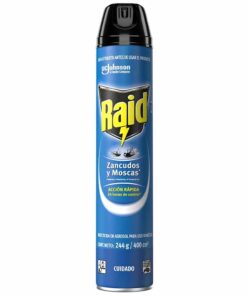 Mata zancudos y moscas doble acción 400 Ml. RAID