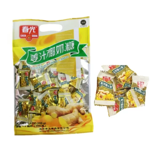 Caramelo De Coco/Jengibre 200 Gr (Chun Guang)
