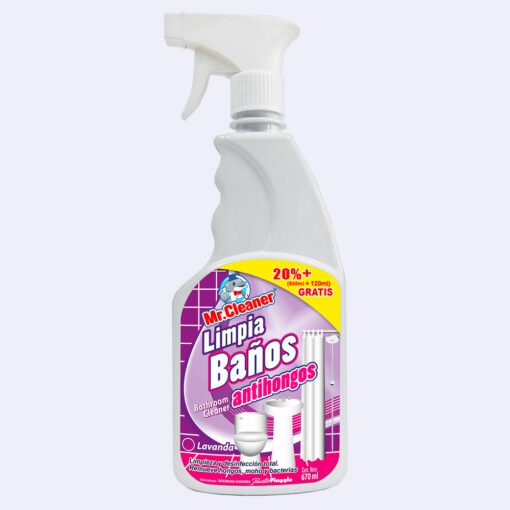 Antihongo con gatillo 670 ml. lavanda - Mr. Cleaner