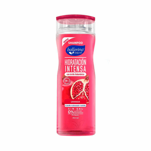 Shampoo 410 ml. Sin Sal Granada (BALLERINA)