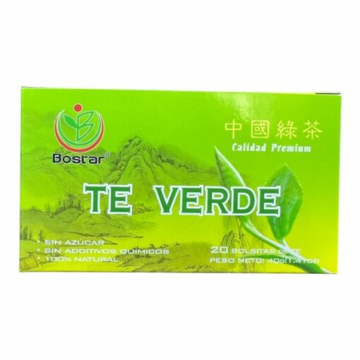 Té Verde Con Ginseng 2Gr x 20 (Bostar)