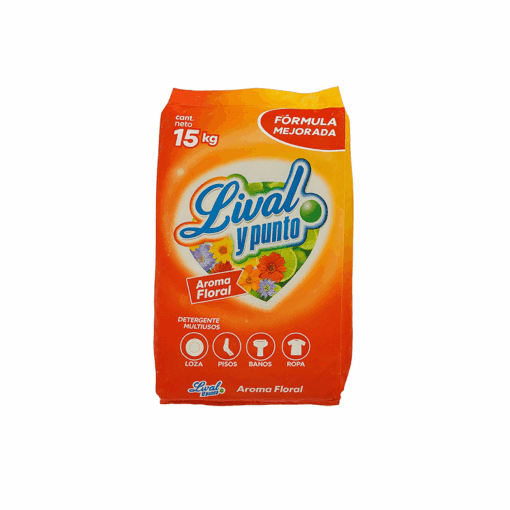 Detergente 15 kg. Floral - Lival