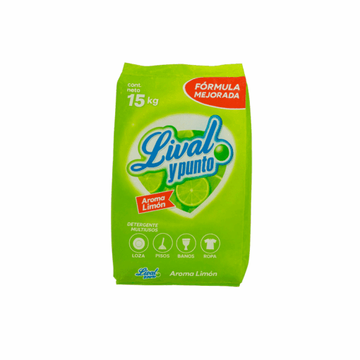 Detergente 15 kg. Limon - Lival