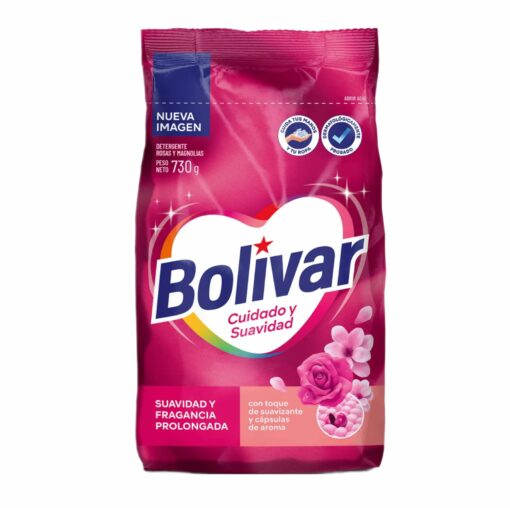 Detergente 730 gr. Cuidado y suavidad - Bolivar