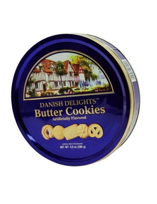 Galleta en Lata Danish Sabor Mantequilla 280 gr DELIGTHS