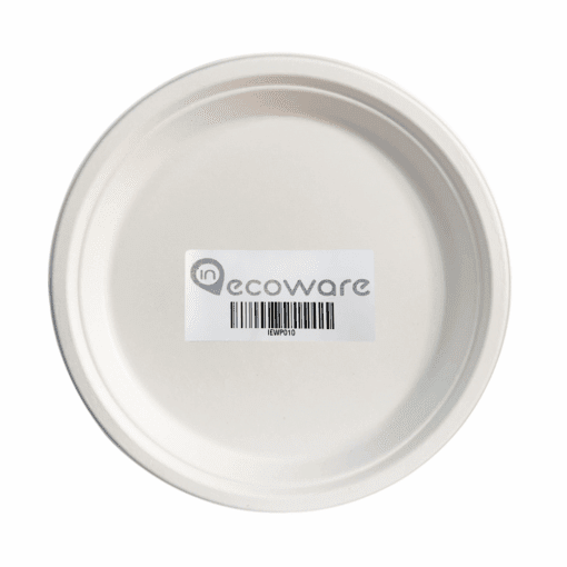 Plato de bagazo 26 cm. x25 und. - Ineco