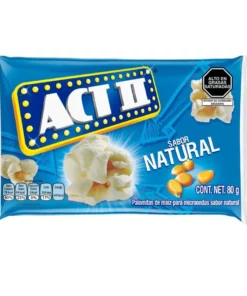 PopCorn ACT II Microondas Sabor Natural 80g