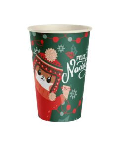 Vaso carton 7 oz. diseño navidad x25 und. - Pamolsa