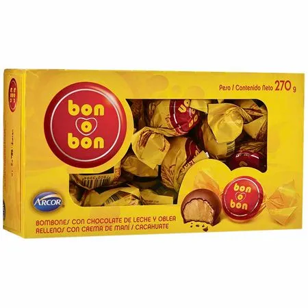 Bombones Bon o Bon 270 gr - Arcor