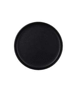 Plato Red. 8" Negro Onix x6 Pza. - 111