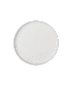Plato Red. 8" Blanco Cuarzo x6 Pza. - 111