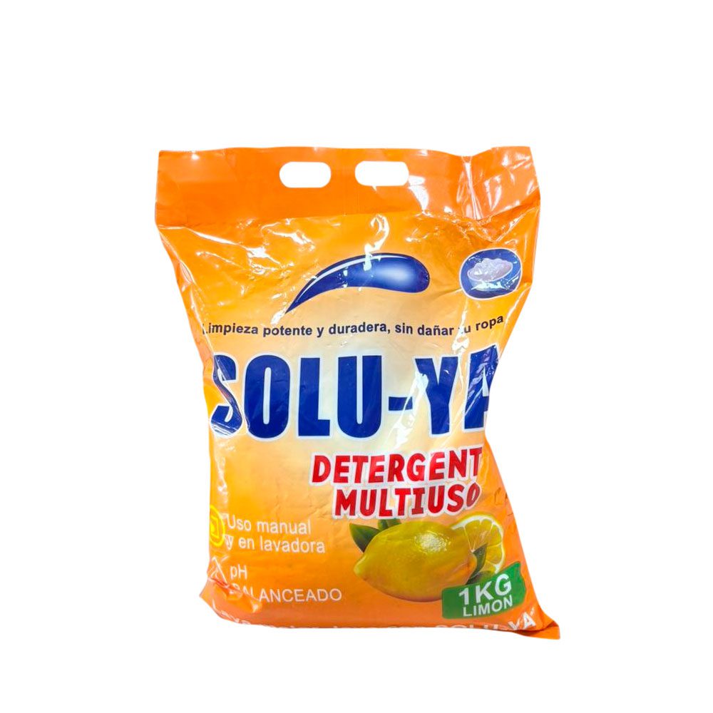 Detergente 1 Kg Limón - Solu Ya