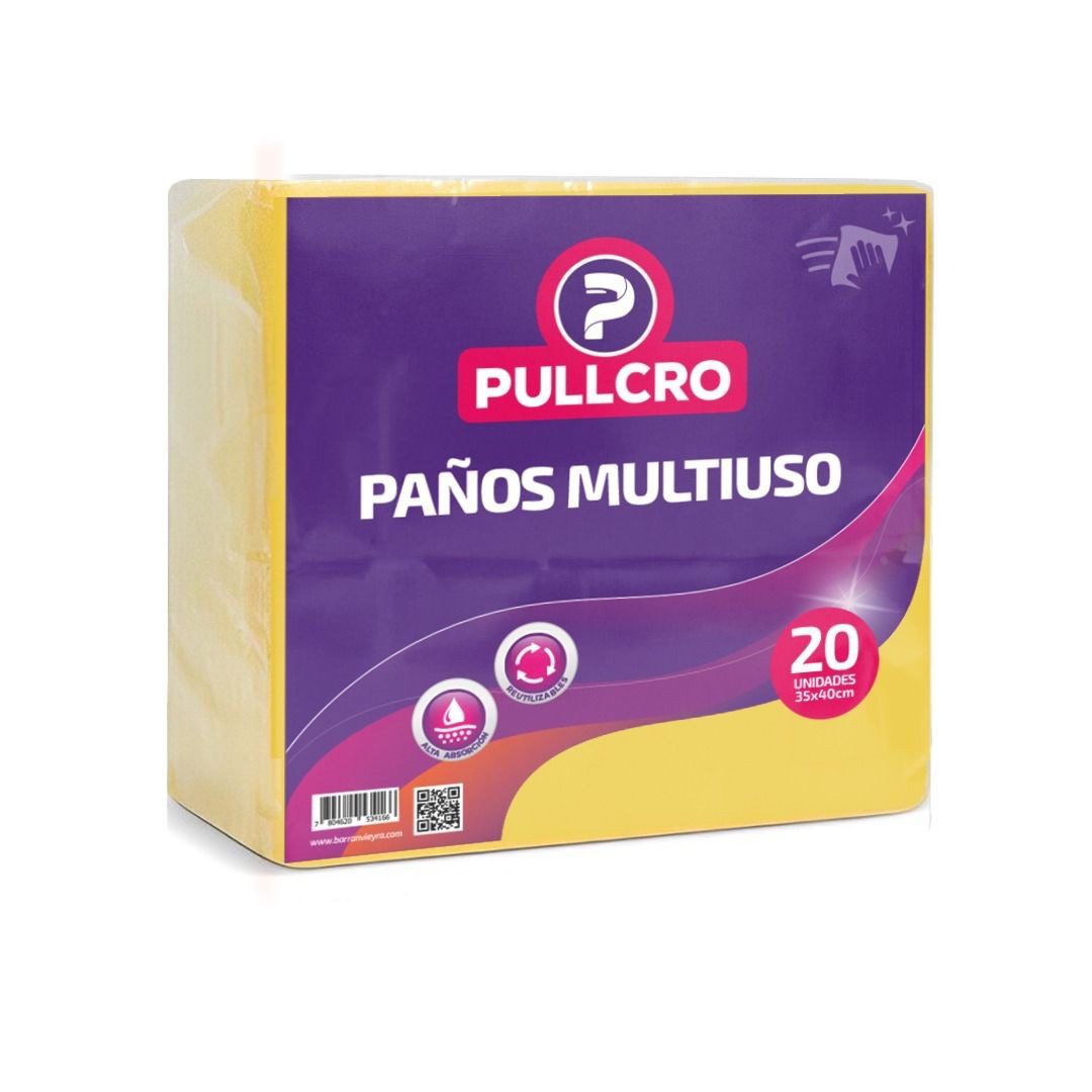 Paño absorbente amarillo x20 - Pullcro