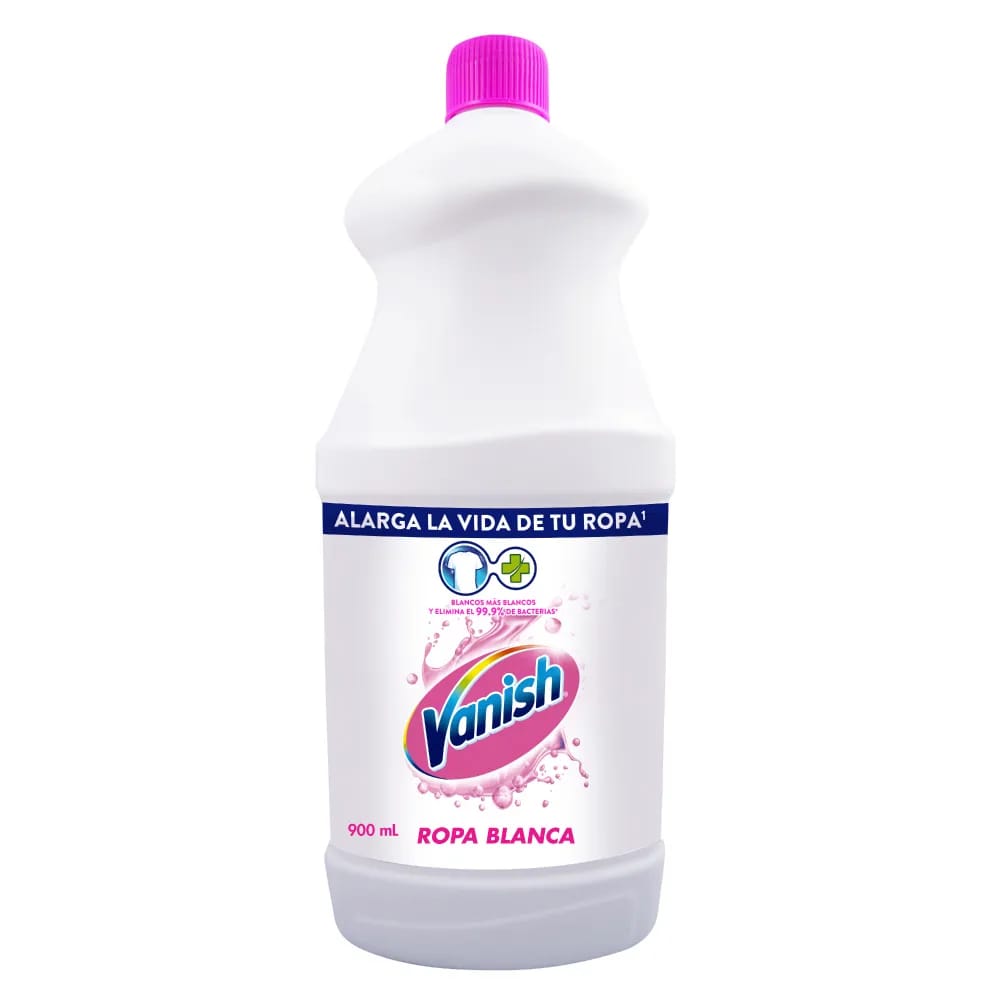 Quitamancha liquido ropa blanca 900 ml. - Vanish