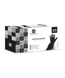 Guante negro x100 Nitrilo 3.5 gr. talla M - Isudamerica