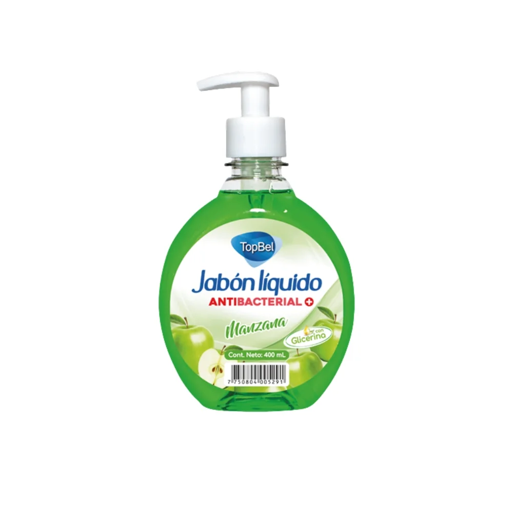 Jabon liquido 400 ml. Manzana Topbel - Tolbrin